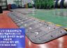 고무차량진입판 롱사이즈1000 도로턱 경계석턱 차량발판 고무발판 설치 사례