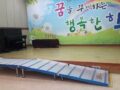 알루미늄 무대휠체어경사로-L타입 좌측형 경사로